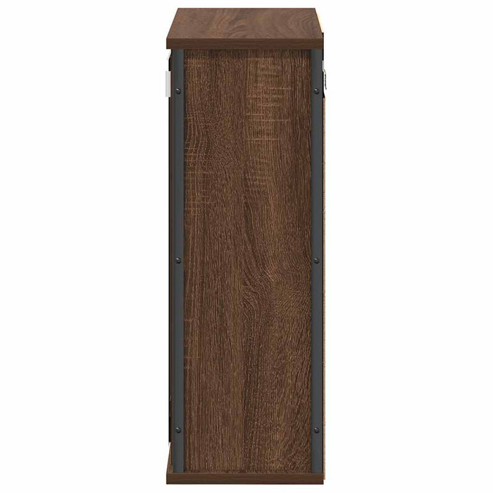 Dulap de baie cu oglindă stejar maro 50x21x60 cm - WALTI WALTI