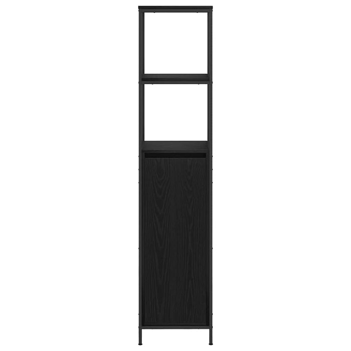 Dulap de baie cu rafturi Stejar negru 36x35x165 cm - WALTI WALTI