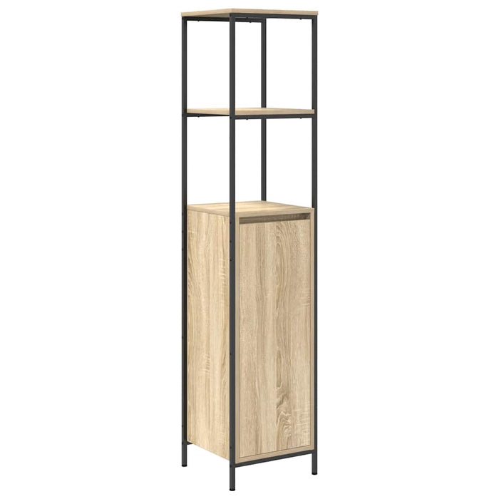 Dulap de baie cu rafturi Stejar Sonoma 36x35x165 cm - WALTI WALTI