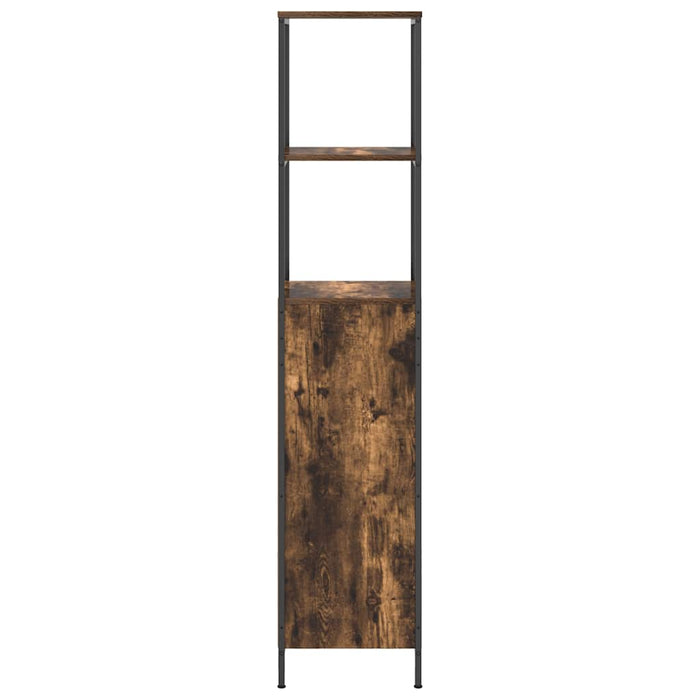Dulap de baie cu rafturi stejar afumat 36x35x165 cm - WALTI WALTI