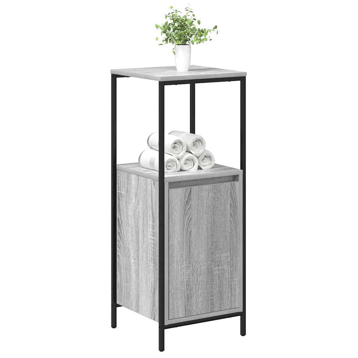 Dulap de baie cu rafturi Gri Sonoma 36x35x95 cm - WALTI WALTI
