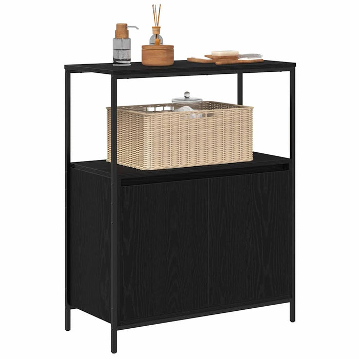 Dulap de baie cu rafturi Stejar negru 76,5x35x95 cm - WALTI WALTI