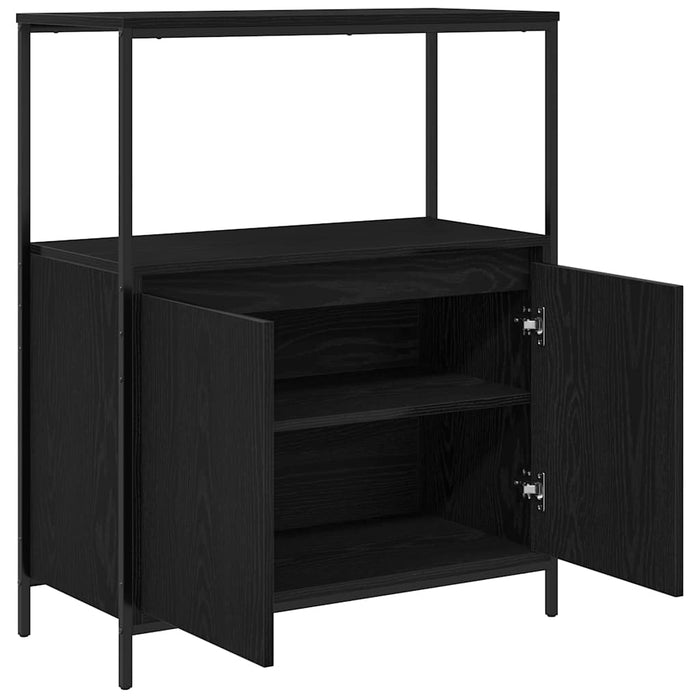 Dulap de baie cu rafturi Stejar negru 76,5x35x95 cm - WALTI WALTI