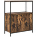 Dulap de baie cu rafturi stejar afumat 76,5x35x95 cm - WALTI WALTI
