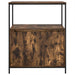 Dulap de baie cu rafturi stejar afumat 76,5x35x95 cm - WALTI WALTI
