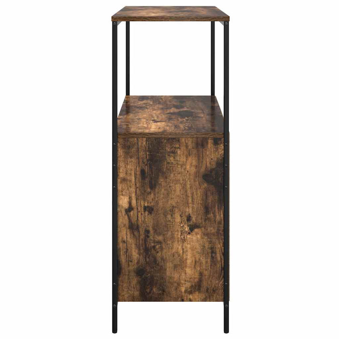 Dulap de baie cu rafturi stejar afumat 76,5x35x95 cm - WALTI WALTI