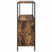 Dulap de baie cu rafturi stejar afumat 76,5x35x95 cm - WALTI WALTI