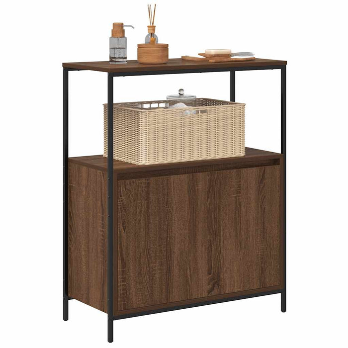 Dulap de baie cu rafturi Stejar maro 76,5x35x95 cm - WALTI WALTI
