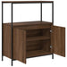 Dulap de baie cu rafturi Stejar maro 76,5x35x95 cm - WALTI WALTI