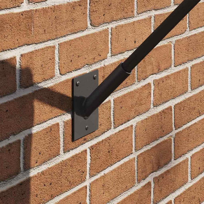 Suport pentru stâlp de steag Negru 10.5 x 7.5 cm Oțel - WALTI WALTI