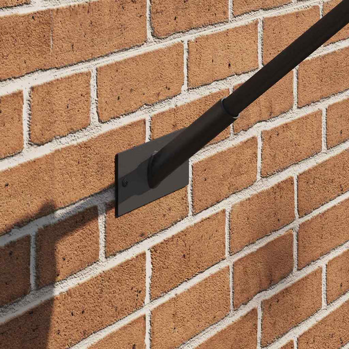 Suport pentru stâlp de steag Negru 13 x 6 cm Oțel - WALTI WALTI