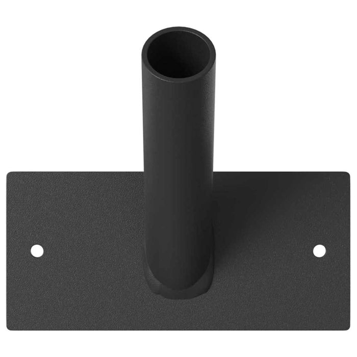 Suport pentru stâlp de steag Negru 13 x 6 cm Oțel - WALTI WALTI