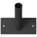 Suport pentru stâlp de steag Negru 13 x 6 cm Oțel - WALTI WALTI