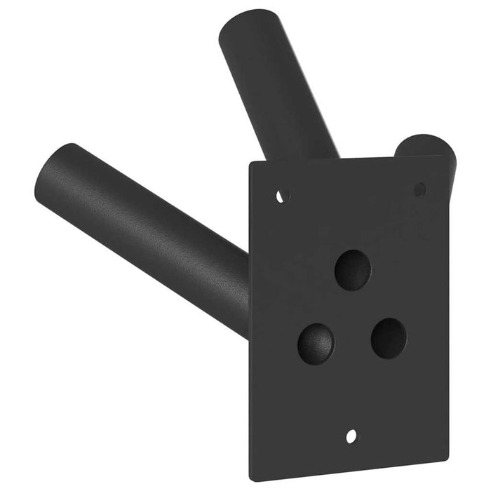 Suport pentru stâlp de steag Negru 10.5 x 7.5 cm Oțel - WALTI WALTI