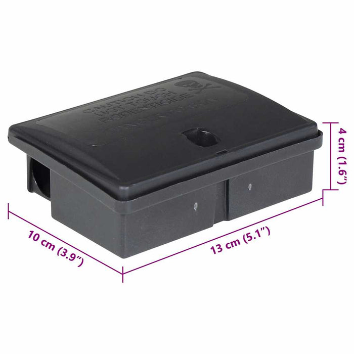 Capcane pentru șoareci 5 buc Negru 13x10x4 cm - WALTI WALTI