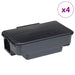 Capcane pentru șoareci 4 buc Negru 22x12,5x7,5 cm - WALTI WALTI