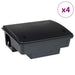 Capcane pentru șoareci 4 buc Negru 23x19x9,5 cm - WALTI WALTI