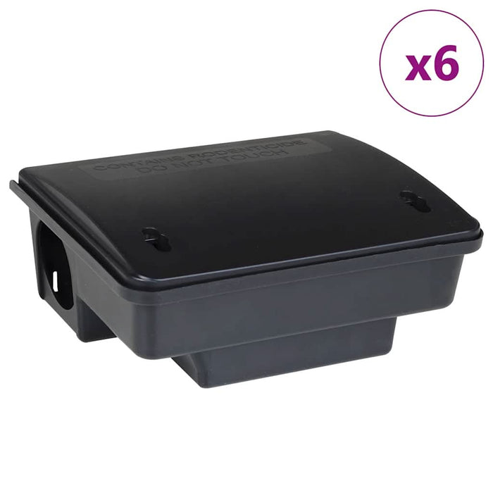 Capcane pentru șoareci 6 buc Negru 23x19x9,5 cm - WALTI WALTI