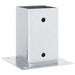 Baze stâlp pătrate 4 buc Argintiu 81x81 mm Oțel galvanizat - WALTI WALTI