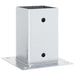 Baze stâlp pătrate 12 buc Argintiu 81x81 mm Oțel galvanizat - WALTI WALTI