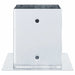 Baze stâlp pătrate 12 buc Argintiu 101x101 mm Oțel galvanizat - WALTI WALTI