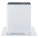 Baze stâlp pătrate 12 buc Argintiu 101x101 mm Oțel galvanizat - WALTI WALTI