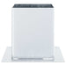 Baze stâlp pătrate 12 buc Argintiu 121x121 mm Oțel galvanizat - WALTI WALTI