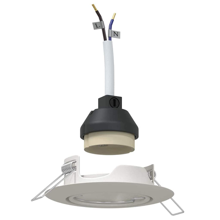 Spot 24 pcs Alb 9 x 9 x 2.5 cm Metal - WALTI WALTI