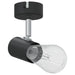 Spot de tavan Negru 6,5 x 6 x 11,5 cm Metal - WALTI WALTI