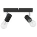Spot de tavan Negru 26 x 6,5 x 11,5 cm Metal - WALTI WALTI