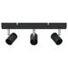 Spot de tavan Negru 38 x 6,5 x 11,5 cm Metal - WALTI WALTI