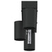 Spot de tavan Negru 38 x 6,5 x 11,5 cm Metal - WALTI WALTI