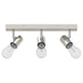 Spot de tavan Nichel 38 x 6,5 x 11,5 cm Metal - WALTI WALTI