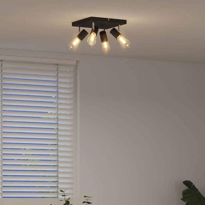Spot de tavan Negru 26,5 x 26 x 11,5 cm Metal - WALTI WALTI