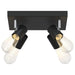 Spot de tavan Negru 26,5 x 26 x 11,5 cm Metal - WALTI WALTI