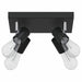 Spot de tavan Negru 26,5 x 26 x 11,5 cm Metal - WALTI WALTI