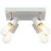 Spot de tavan Alb 26,5 x 26 x 11,5 cm Metal - WALTI WALTI