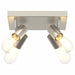 Spot de tavan Nichel 26,5 x 26 x 11,5 cm Metal - WALTI WALTI