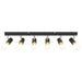 Spot de tavan Negru 73 x 6,5 x 11,5 cm Metal - WALTI WALTI
