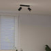 Spot de tavan Negru 26 x 6 x 16 cm Metal - WALTI WALTI