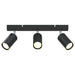 Spot de tavan Negru 38 x 5,5 x 16,5 cm Metal - WALTI WALTI