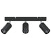 Spot de tavan Negru 38 x 5,5 x 16,5 cm Metal - WALTI WALTI