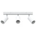 Spot de tavan cu lumina reflectoarelor Alb 38 x 6 x 16 cm Metal - WALTI WALTI
