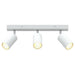 Spot de tavan cu lumina reflectoarelor Alb 38 x 6 x 16 cm Metal - WALTI WALTI