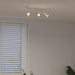 Spot de tavan Nichel 38 x 6 x 16 cm Metal - WALTI WALTI