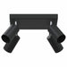 Spot de tavan Negru 26 x 26 x 16 cm Metal - WALTI WALTI