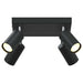 Spot de tavan Negru 26 x 26 x 16 cm Metal - WALTI WALTI