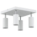 Spot de tavan Alb 26 x 26 x 16 cm Metal - WALTI WALTI