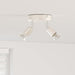 Spot de tavan cu lumina reflectoarelor Nichel 12 x 8 cm Oțel - WALTI WALTI