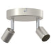Spot de tavan cu lumina reflectoarelor Nichel 12 x 8 cm Oțel - WALTI WALTI